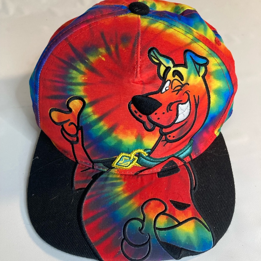 2020 Cartoon Network Scooby Doo Embroidered Multicolor Snapback Hat